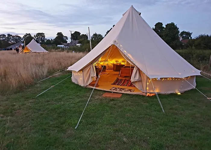6M Xl Bell Tent With Log Burner Near Whitby Liverton photo