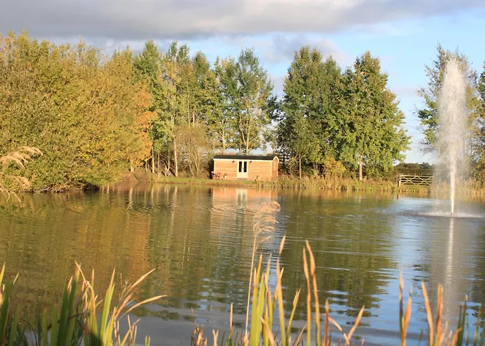 Luxury Shepherds Hut - The Foxglove By The Lake Stillingfleet photo
